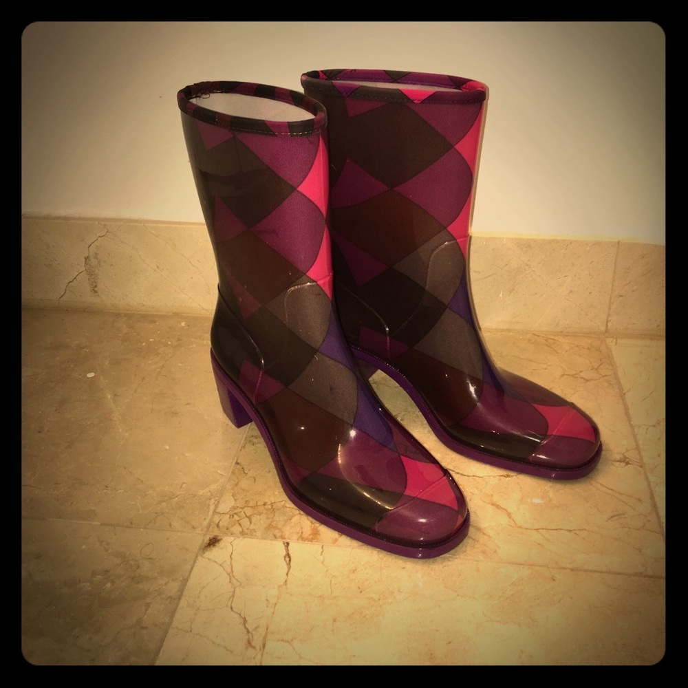 Emilio Pucci rain boots